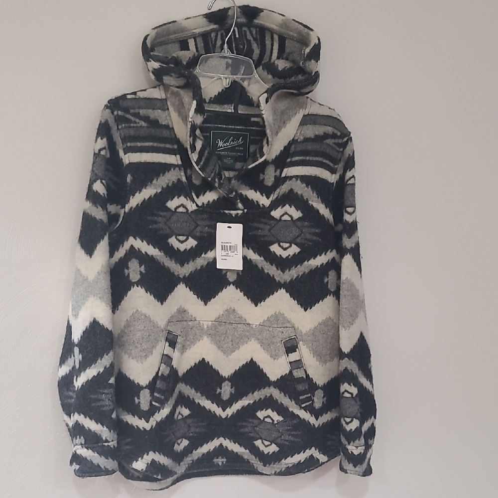 NWT Woolrich Blanket Pullover Jacket Size L
